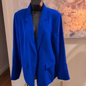 Skies Are Blue - Neon welt pocket blazer Size XL